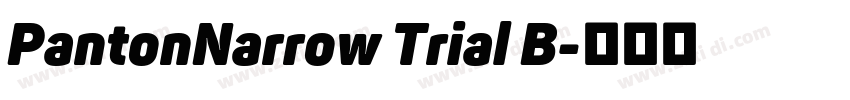 PantonNarrow Trial B字体转换 PantonNarrow Trial B字体转换